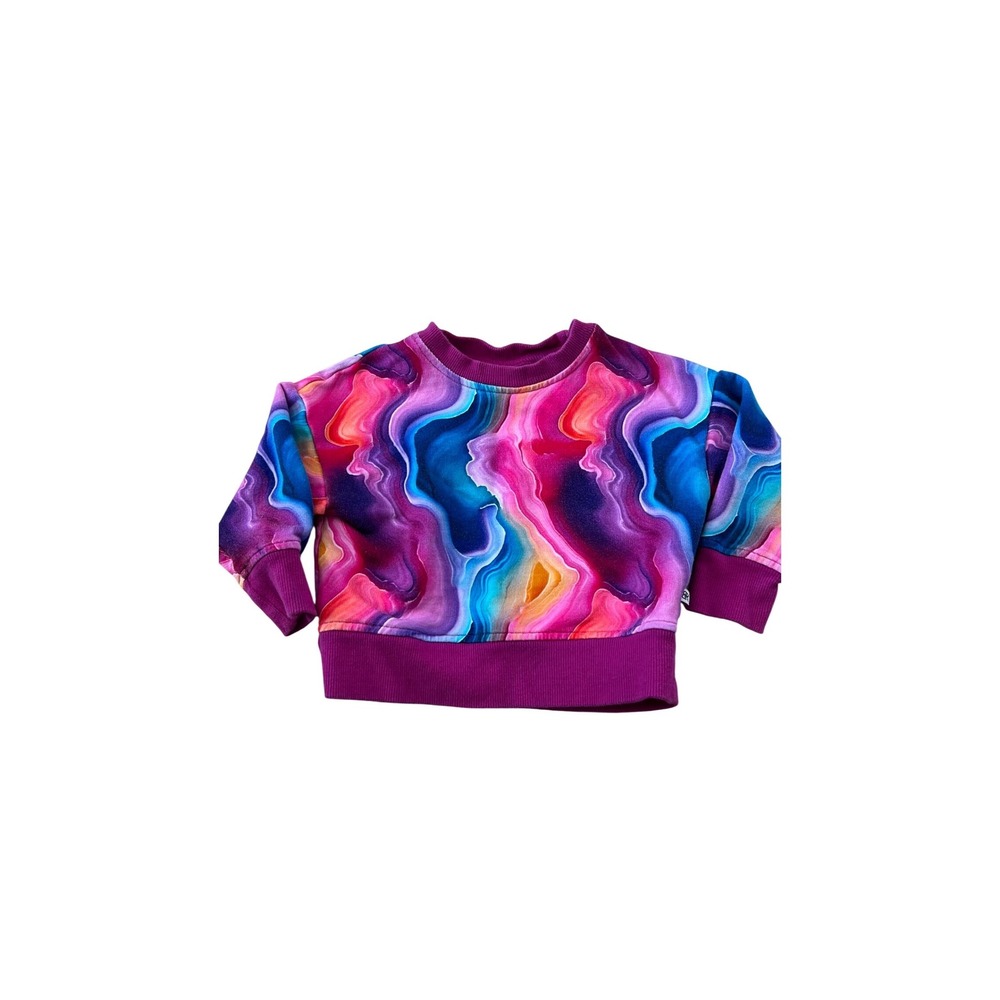 Bums & Roses Agate You Covered Crew Neck Sweatshirt Size 12-18 Months